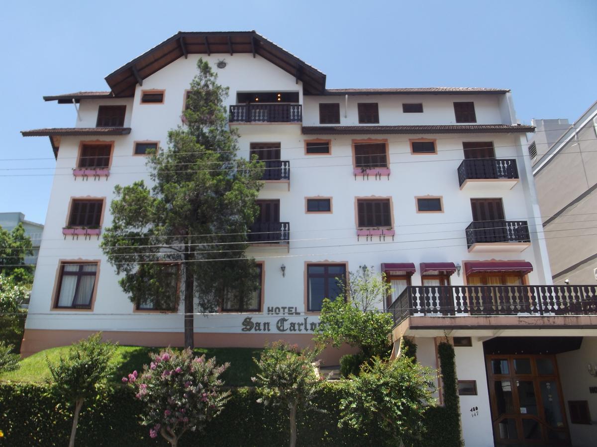 Hotel San Carlos Carlos Barbosa Bagian luar foto