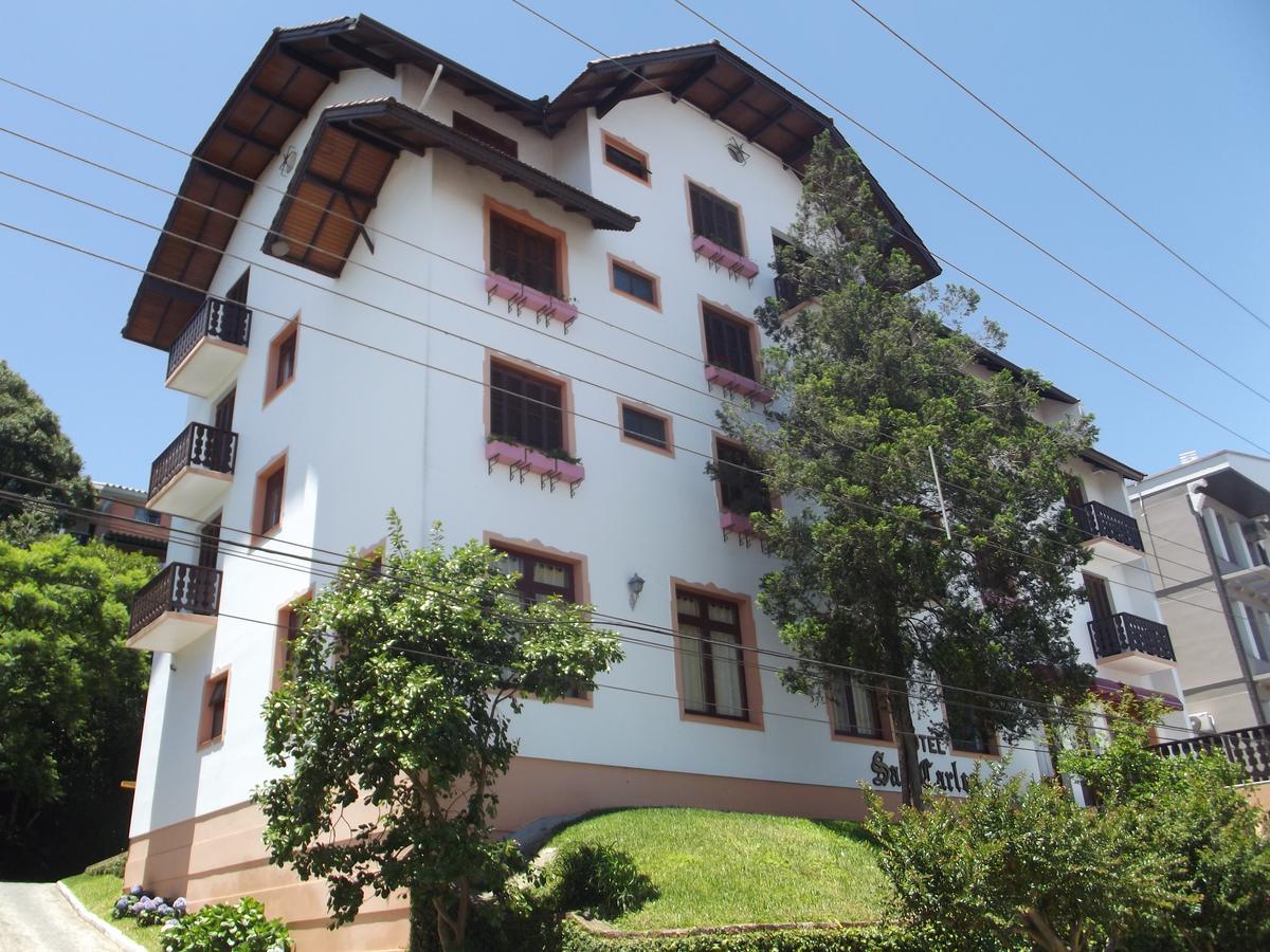 Hotel San Carlos Carlos Barbosa Bagian luar foto